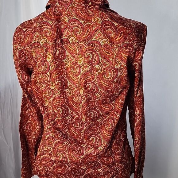 Vintage Craig Taylor Ltd. Size S Paisley Button~Up Shirt - Picture 4 of 4